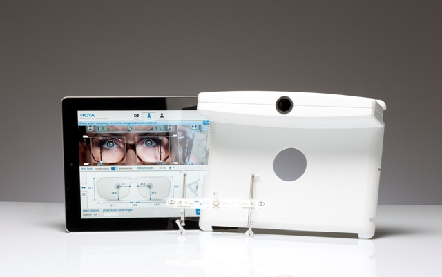 Brillenanpassung mit Videozentriersystem