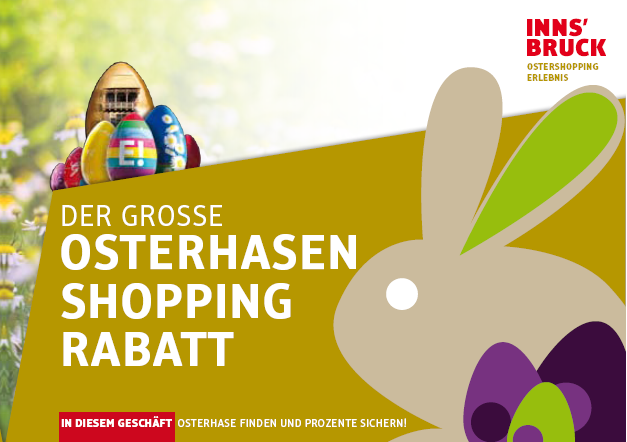 Osterhasen Shopping Rabatt Innsbruck