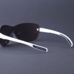 evil eye dlite-x Sportbrille e013 75 1500 white matt back - LST contrast silver