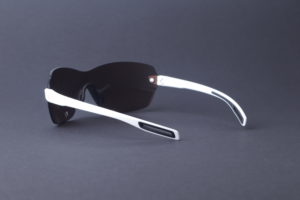 evil eye dlite-x Sportbrille e013 75 1500 white matt back - LST contrast silver